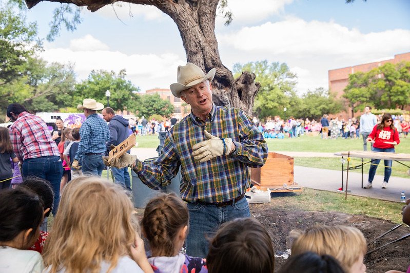 Dr. Stephen Cook at Western Heritage Day.