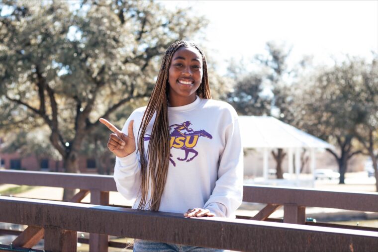 Sophomore Sierra Reeder proudly serves as the vice president of Hardin-Simmons University’s African American club named Proven